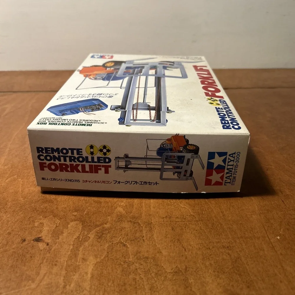 Remote Controlled Forklift Battery Op Model Kit By Tamiya #70115 New 1998